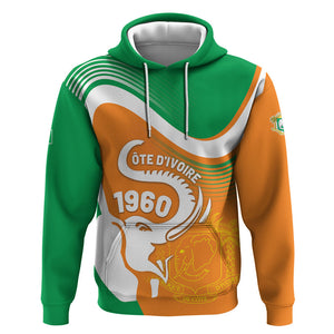 Personalized Ivory Coast 1960 Hoodie Happy Independence Day