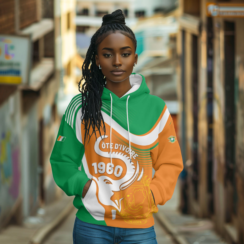 Personalized Ivory Coast 1960 Hoodie Happy Independence Day