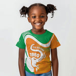 Personalized Ivory Coast 1960 Kid T shirt Happy Independence Day