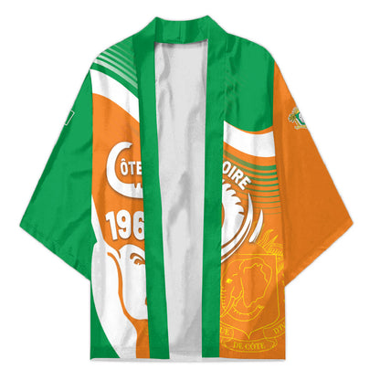 Personalized Ivory Coast 1960 Kimono Happy Independence Day