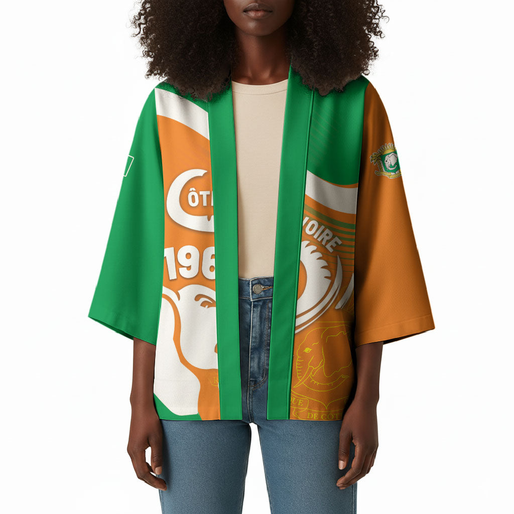 Personalized Ivory Coast 1960 Kimono Happy Independence Day