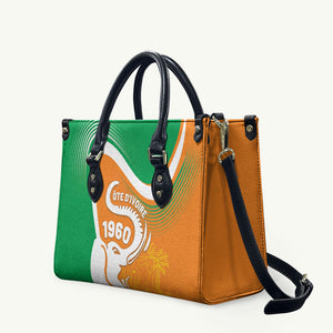 Ivory Coast 1960 Leather Bag Happy Independence Day