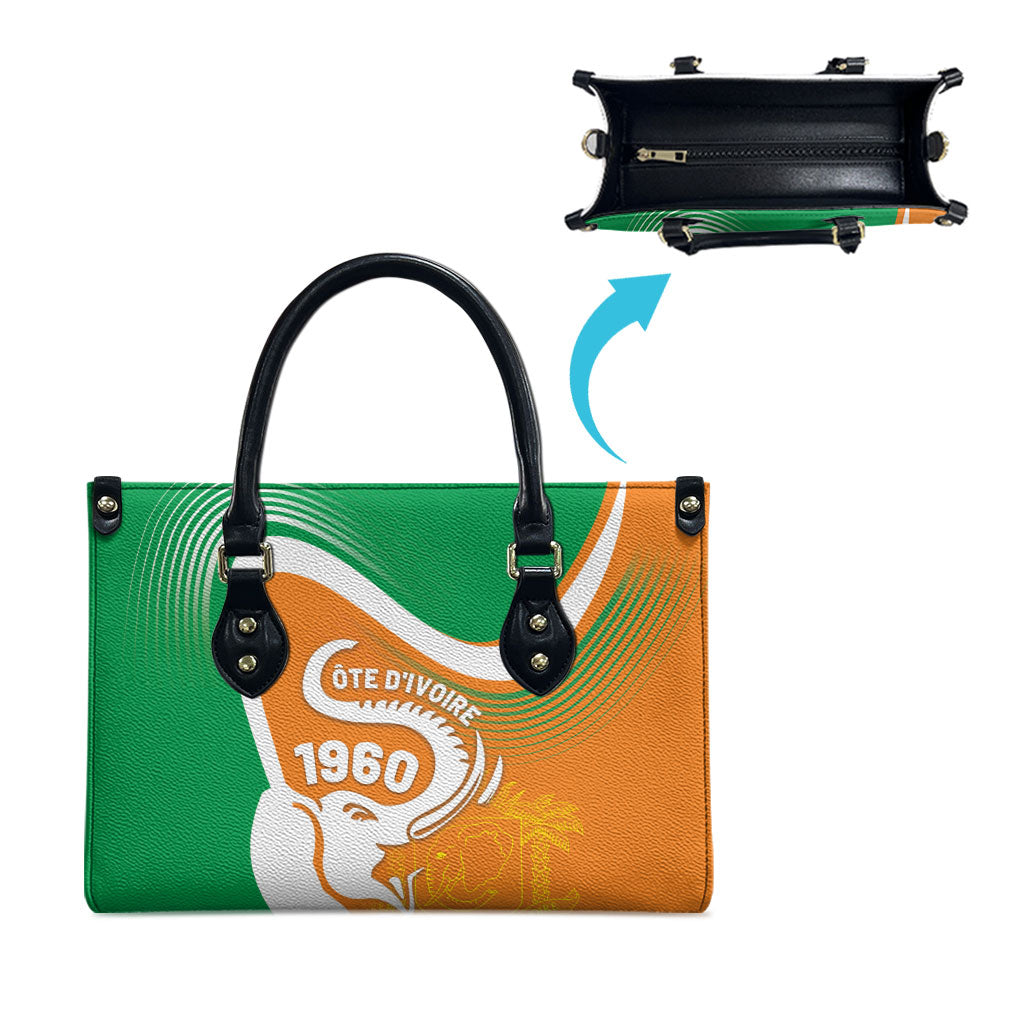 Ivory Coast 1960 Leather Bag Happy Independence Day