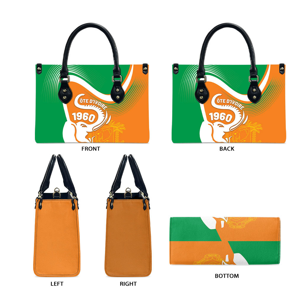 Ivory Coast 1960 Leather Bag Happy Independence Day