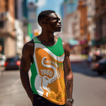 Personalized Ivory Coast 1960 Men Tank Top Happy Independence Day