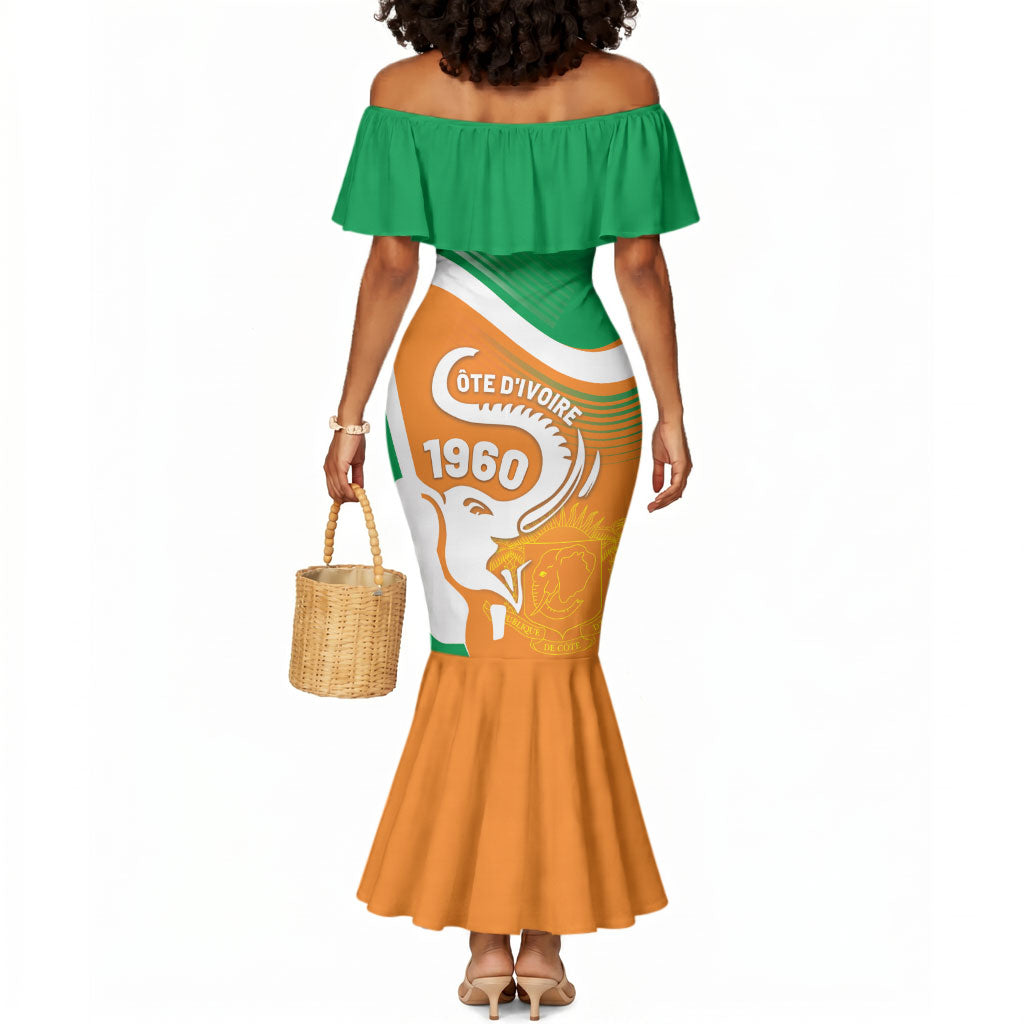 Personalized Ivory Coast 1960 Mermaid Dress Happy Independence Day
