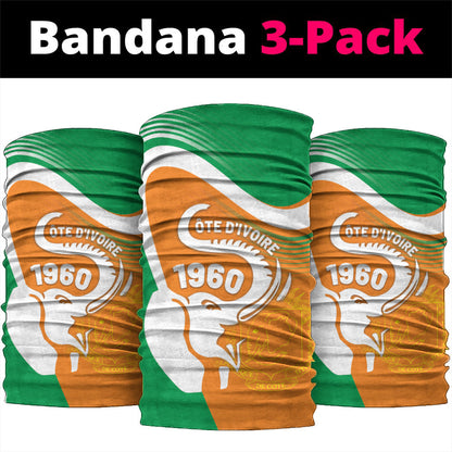Ivory Coast 1960 Neck Gaiter Happy Independence Day