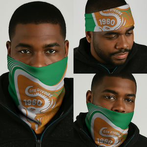 Ivory Coast 1960 Neck Gaiter Happy Independence Day