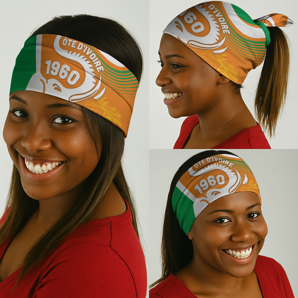 Ivory Coast 1960 Neck Gaiter Happy Independence Day
