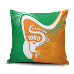 Ivory Coast 1960 Pillow Cover Happy Independence Day