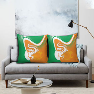 Ivory Coast 1960 Pillow Cover Happy Independence Day
