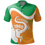 Personalized Ivory Coast 1960 Polo Shirt Happy Independence Day