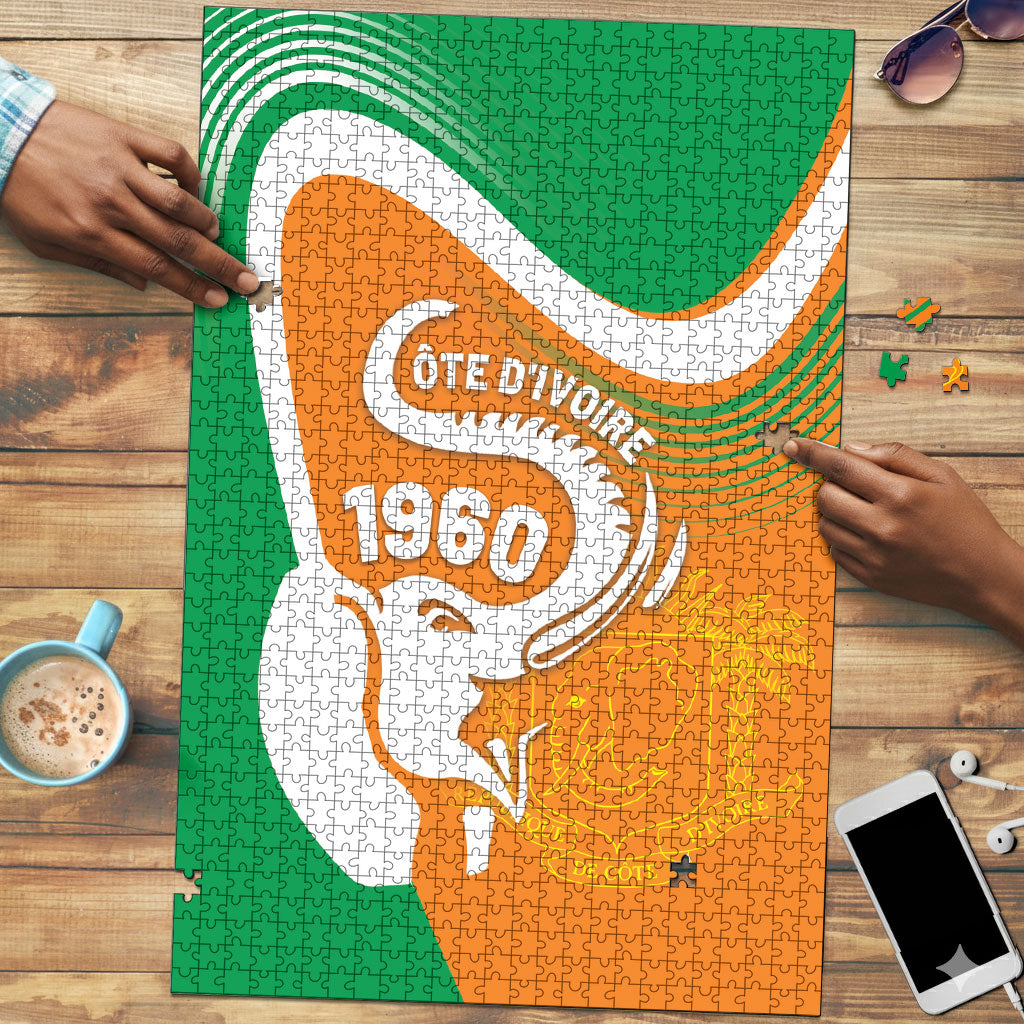 Ivory Coast 1960 Puzzle Happy Independence Day