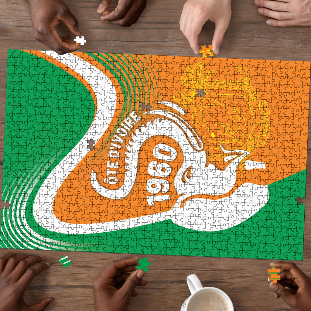 Ivory Coast 1960 Puzzle Happy Independence Day