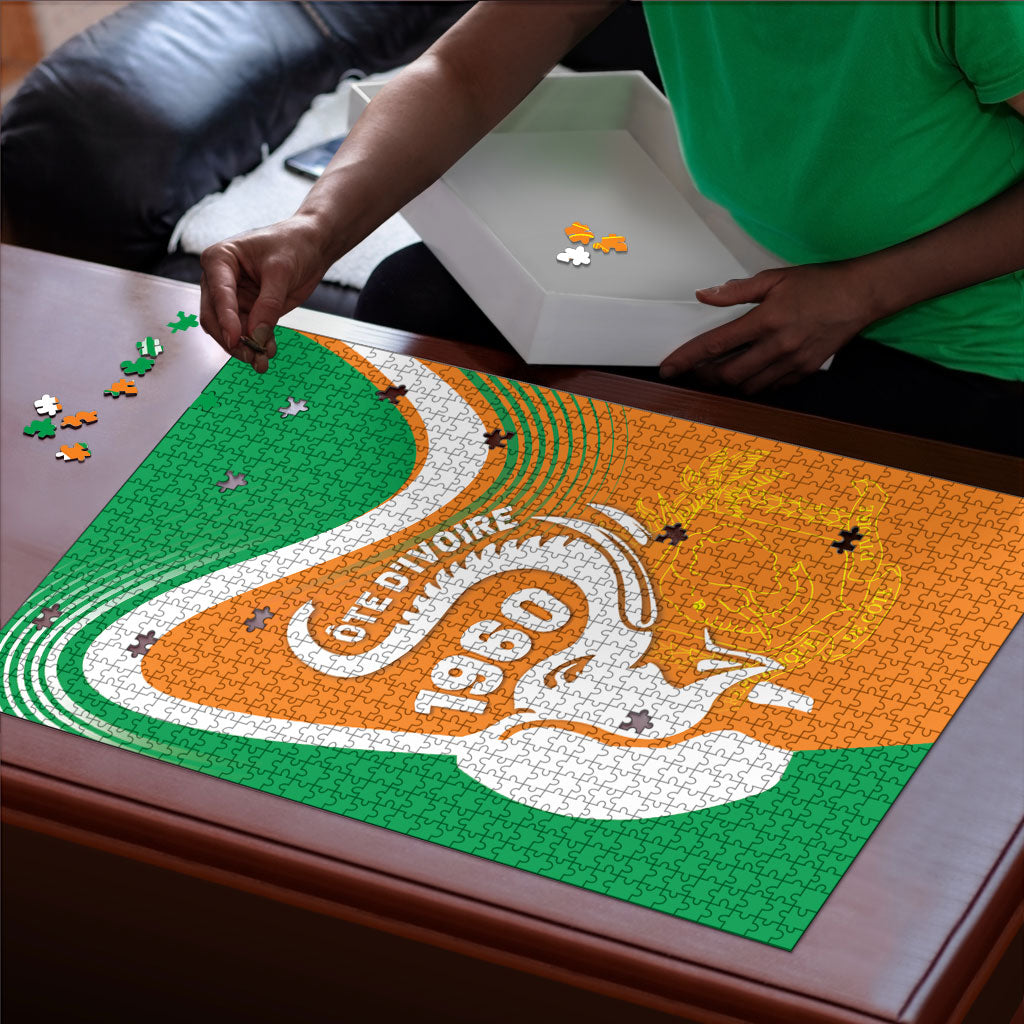 Ivory Coast 1960 Puzzle Happy Independence Day
