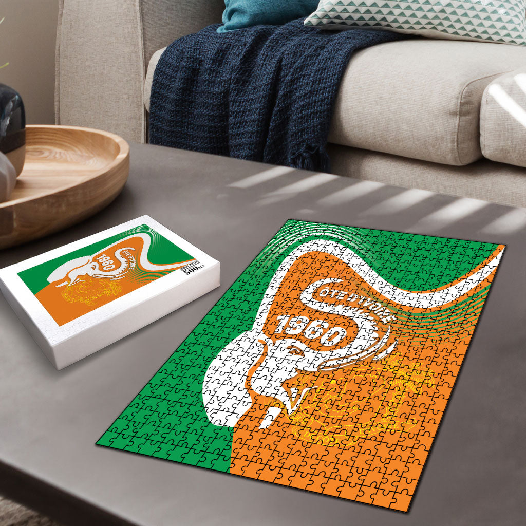 Ivory Coast 1960 Puzzle Happy Independence Day