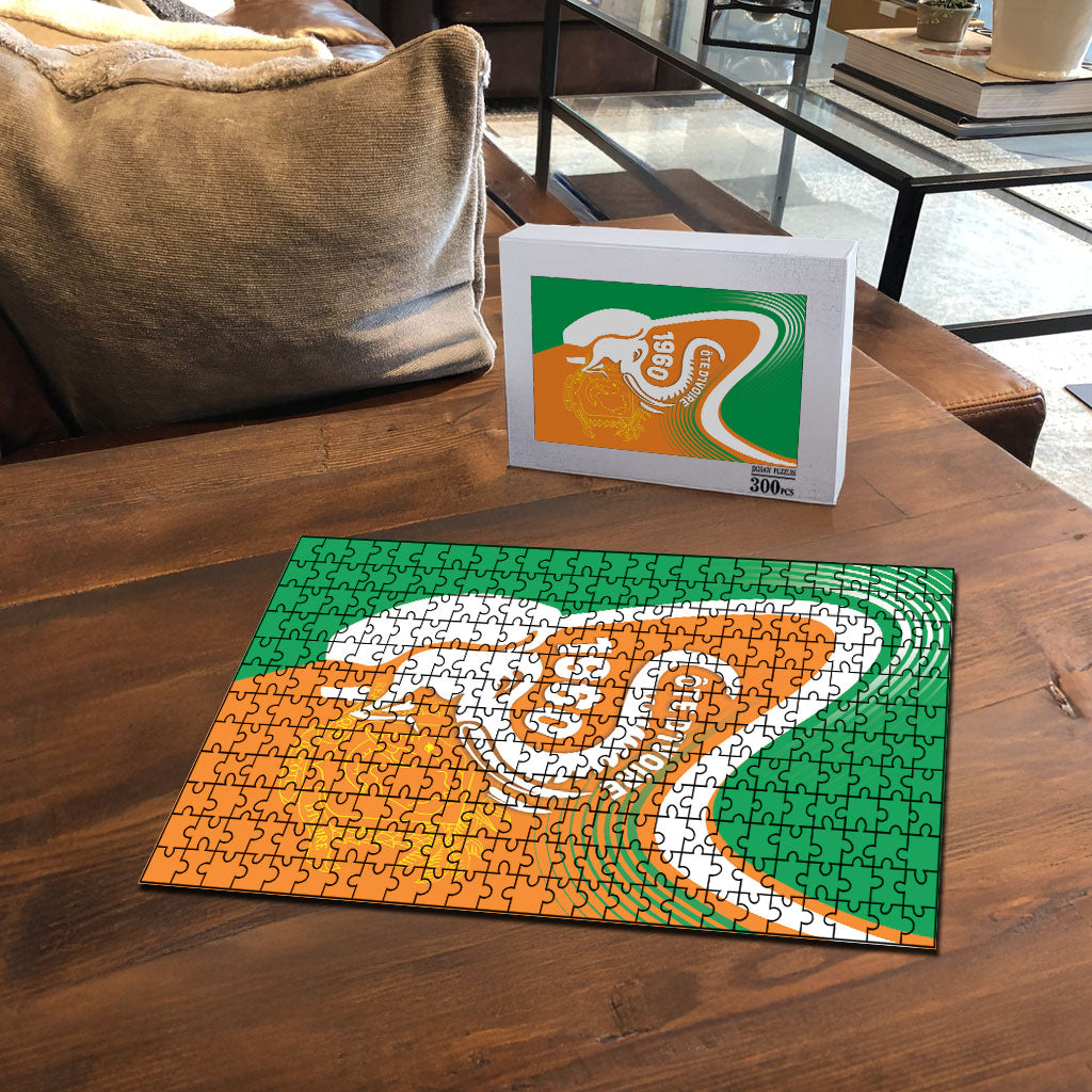 Ivory Coast 1960 Puzzle Happy Independence Day