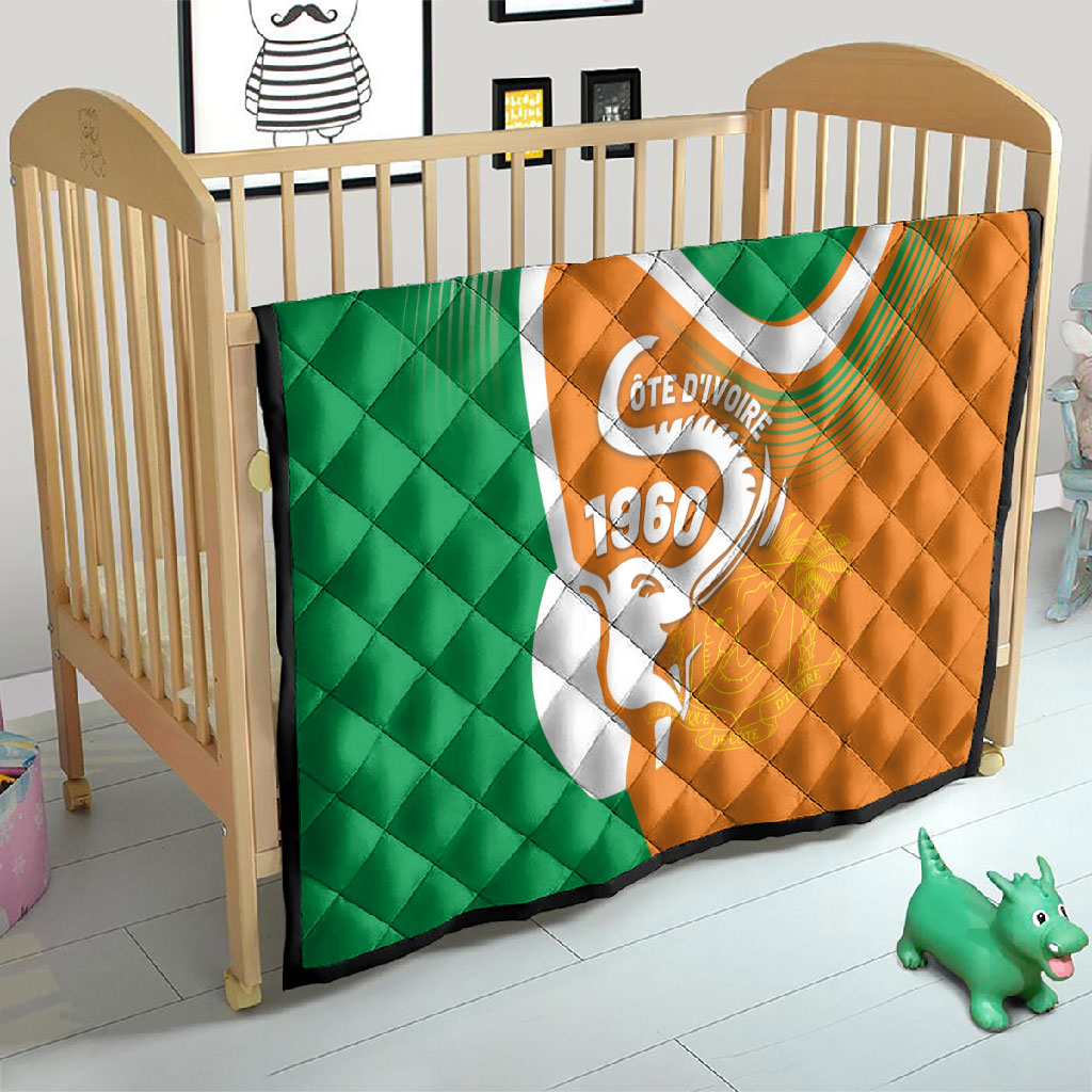 Ivory Coast 1960 Quilt Happy Independence Day