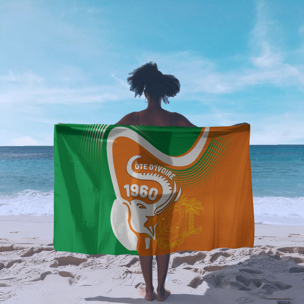Ivory Coast 1960 Sarong Happy Independence Day