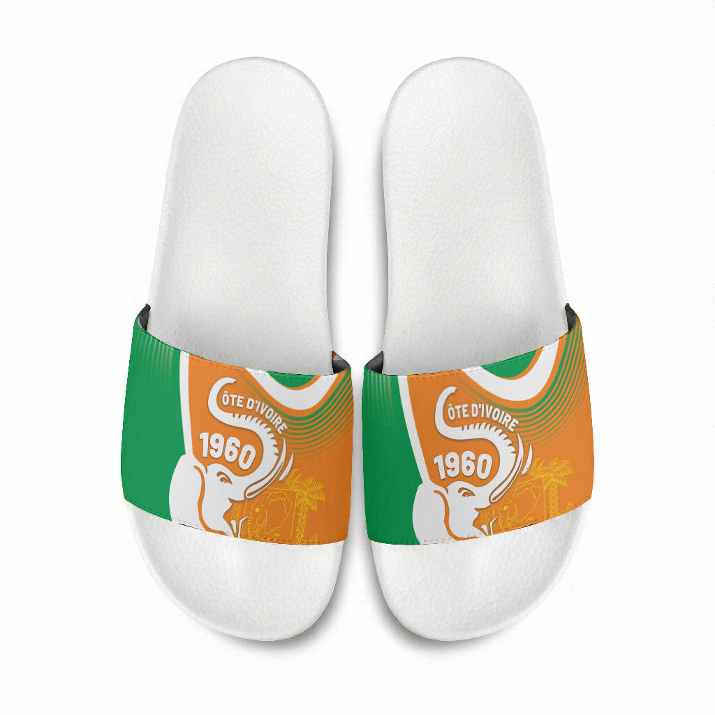 Ivory Coast 1960 Slide Sandals Happy Independence Day