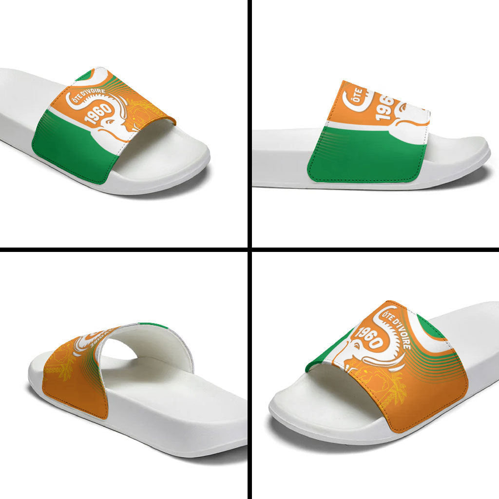 Ivory Coast 1960 Slide Sandals Happy Independence Day
