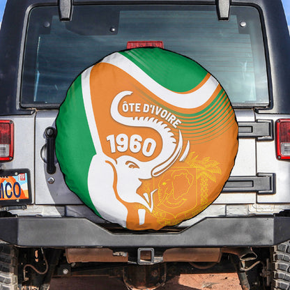 Ivory Coast 1960 Spare Tire Cover Happy Independence Day