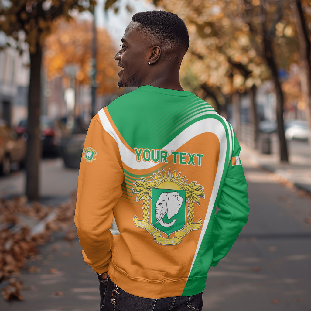 Personalized Ivory Coast 1960 Sweatshirt Happy Independence Day