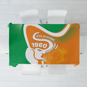 Ivory Coast 1960 Tablecloth Happy Independence Day