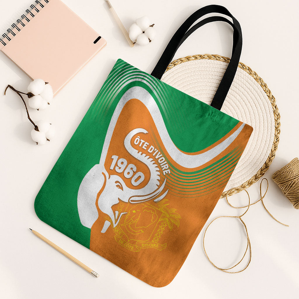 Ivory Coast 1960 Tote Bag Happy Independence Day