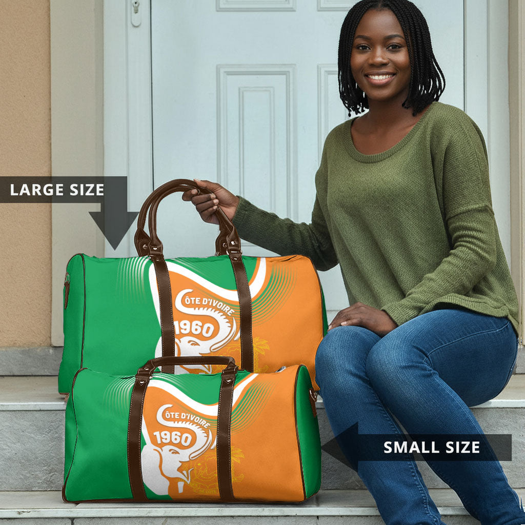 Ivory Coast 1960 Travel Bag Happy Independence Day