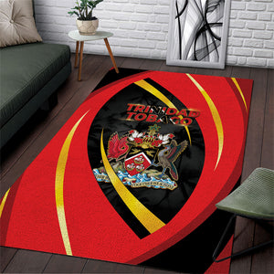 Trinidad And Tobago Independence Day Area Rug Two Islands One Nation Endless Pride
