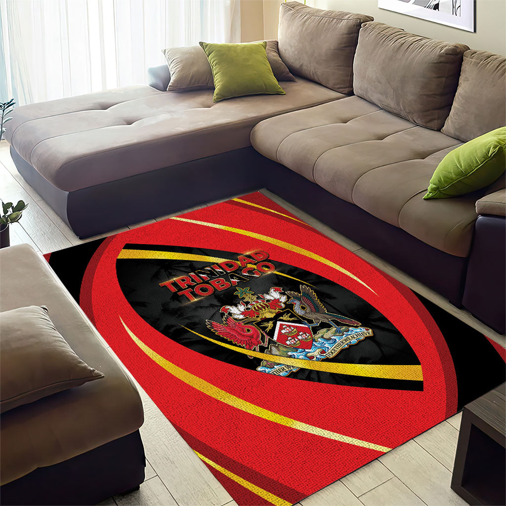 Trinidad And Tobago Independence Day Area Rug Two Islands One Nation Endless Pride