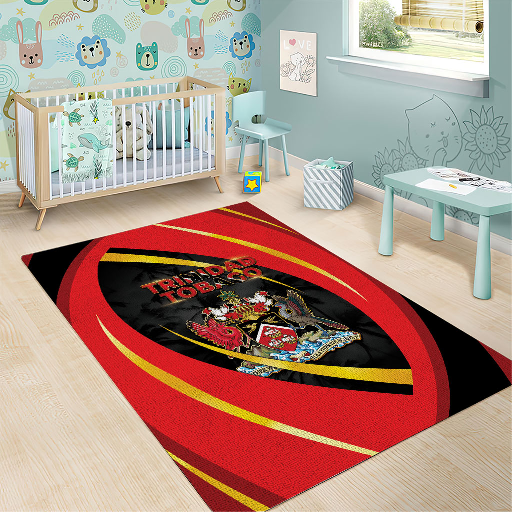 Trinidad And Tobago Independence Day Area Rug Two Islands One Nation Endless Pride