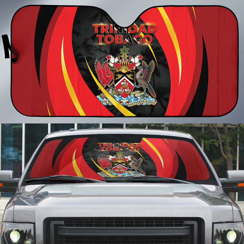 Trinidad And Tobago Independence Day Auto Sun Shade Two Islands One Nation Endless Pride