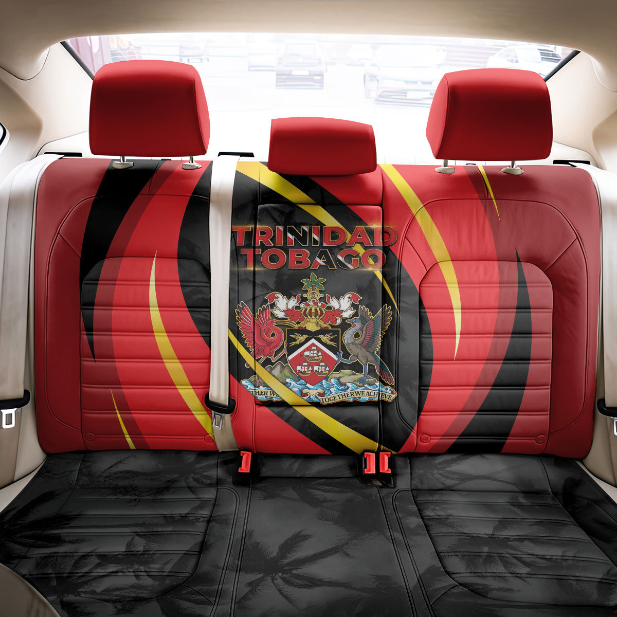 Trinidad And Tobago Independence Day Back Car Seat Cover Two Islands One Nation Endless Pride