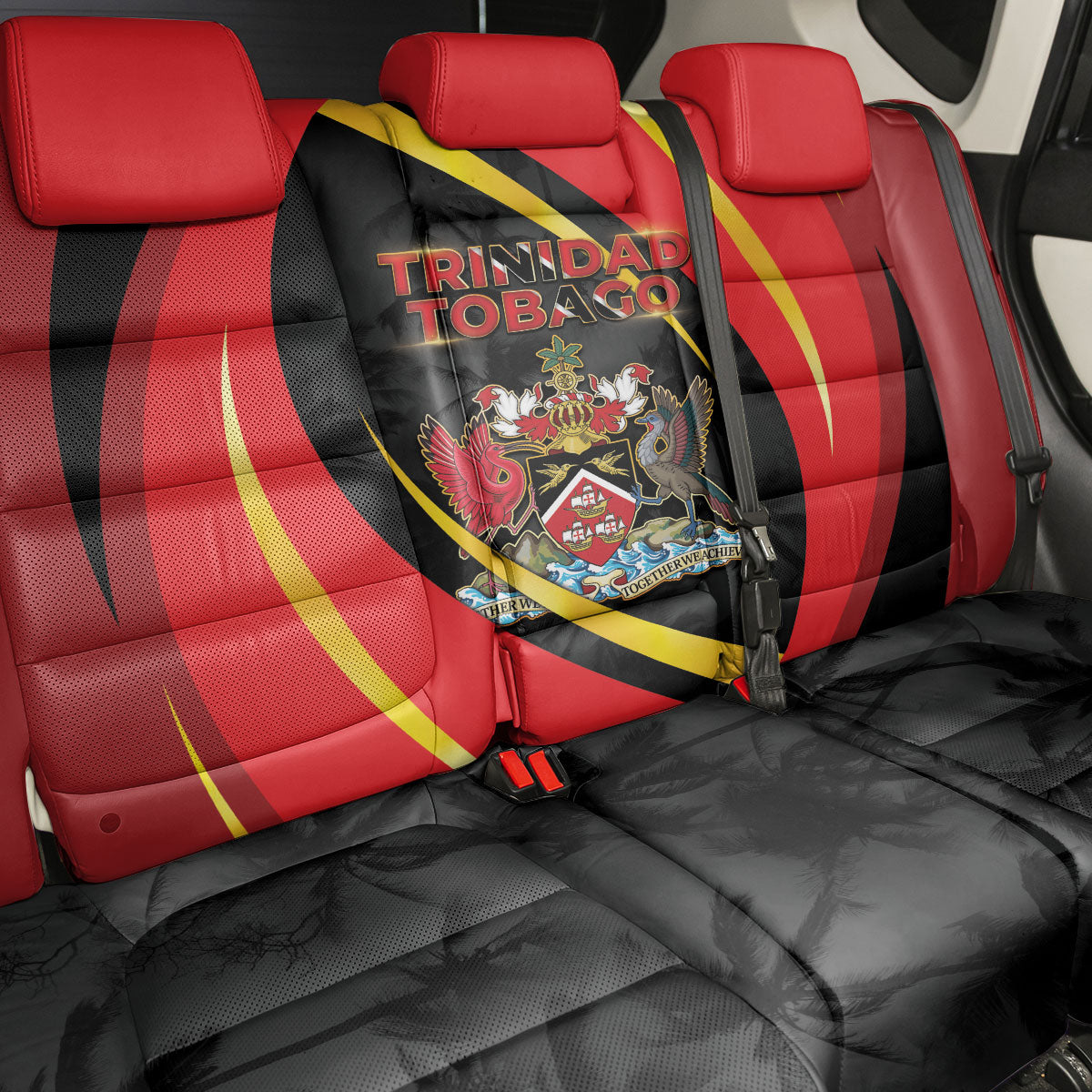 Trinidad And Tobago Independence Day Back Car Seat Cover Two Islands One Nation Endless Pride