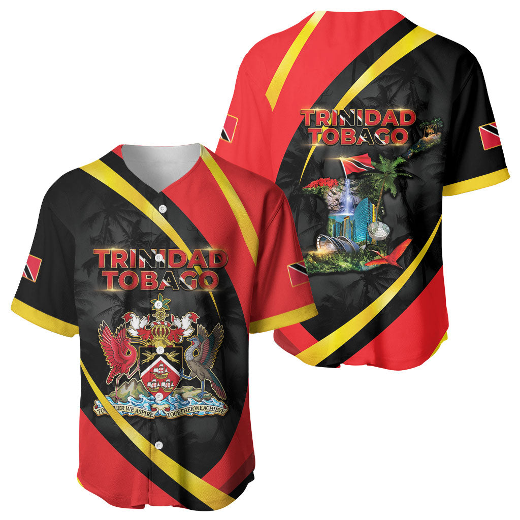 Trinidad And Tobago Independence Day Baseball Jersey Two Islands One Nation Endless Pride