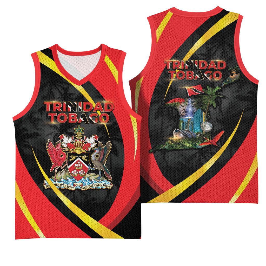 Trinidad And Tobago Independence Day Basketball Jersey Two Islands One Nation Endless Pride