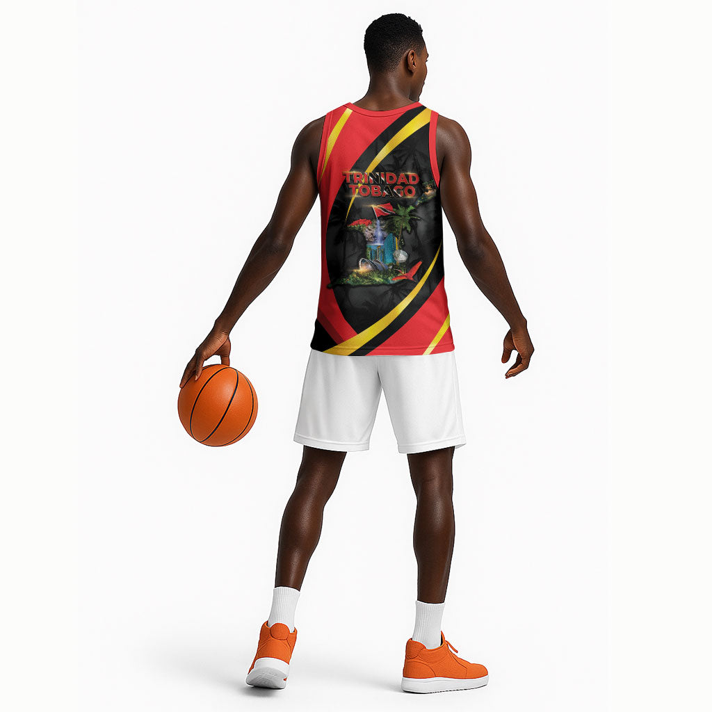 Trinidad And Tobago Independence Day Basketball Jersey Two Islands One Nation Endless Pride