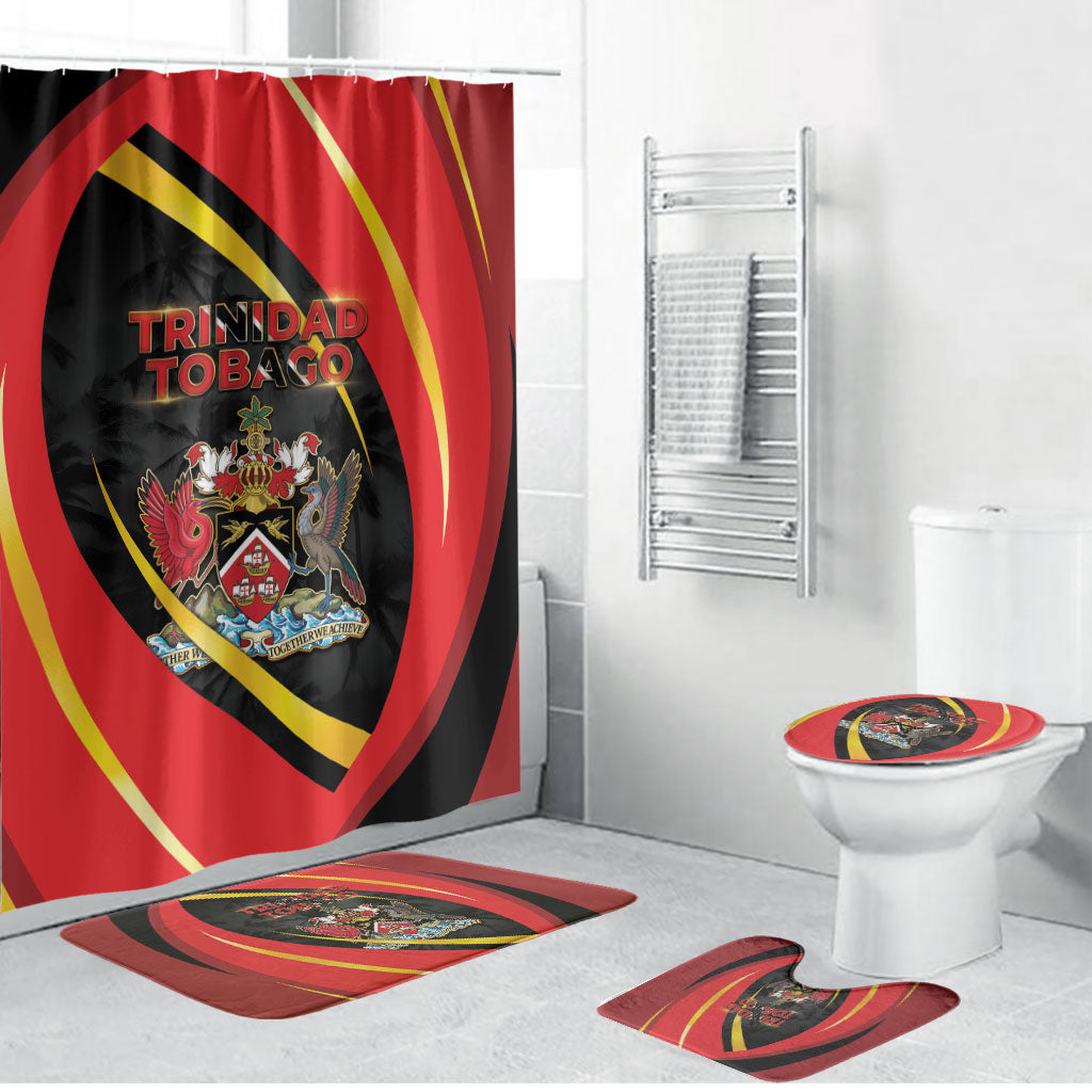 Trinidad And Tobago Independence Day Bathroom Set Two Islands One Nation Endless Pride