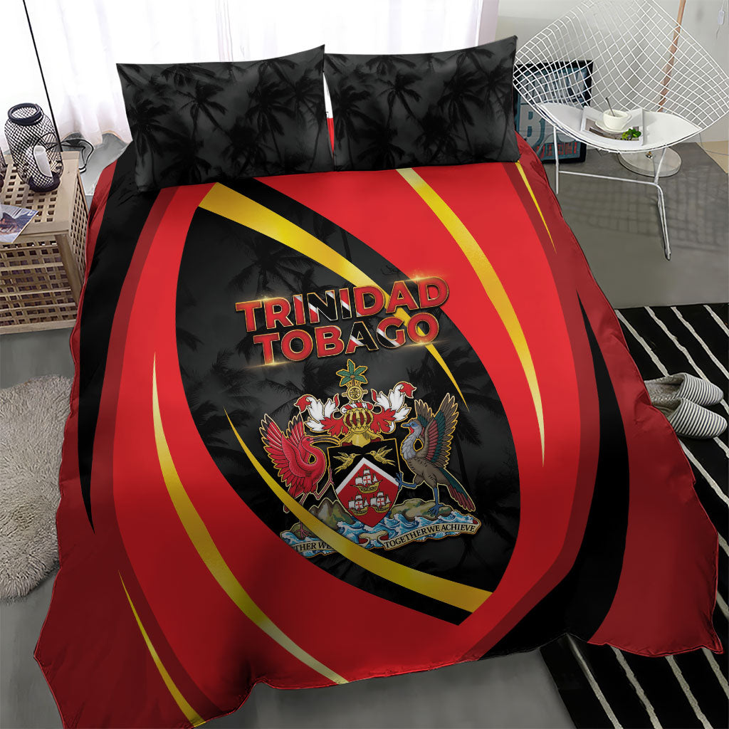 Trinidad And Tobago Independence Day Bedding Set Two Islands One Nation Endless Pride