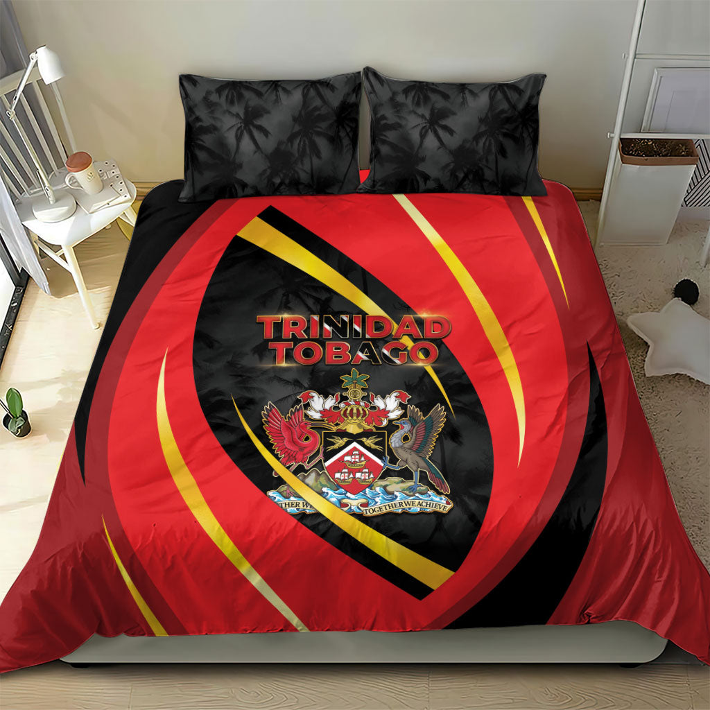 Trinidad And Tobago Independence Day Bedding Set Two Islands One Nation Endless Pride