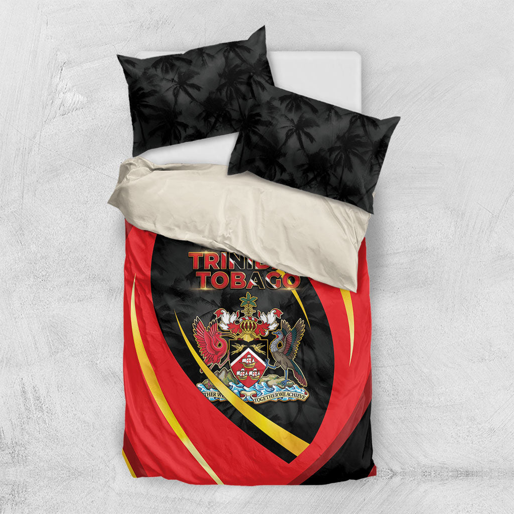 Trinidad And Tobago Independence Day Bedding Set Two Islands One Nation Endless Pride