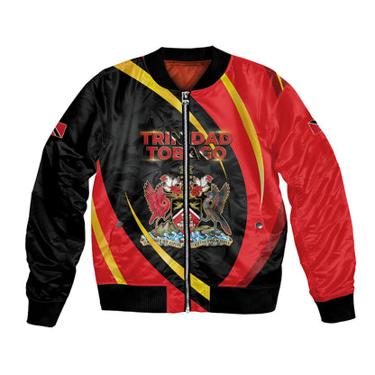 Trinidad And Tobago Independence Day Bomber Jacket Two Islands One Nation Endless Pride
