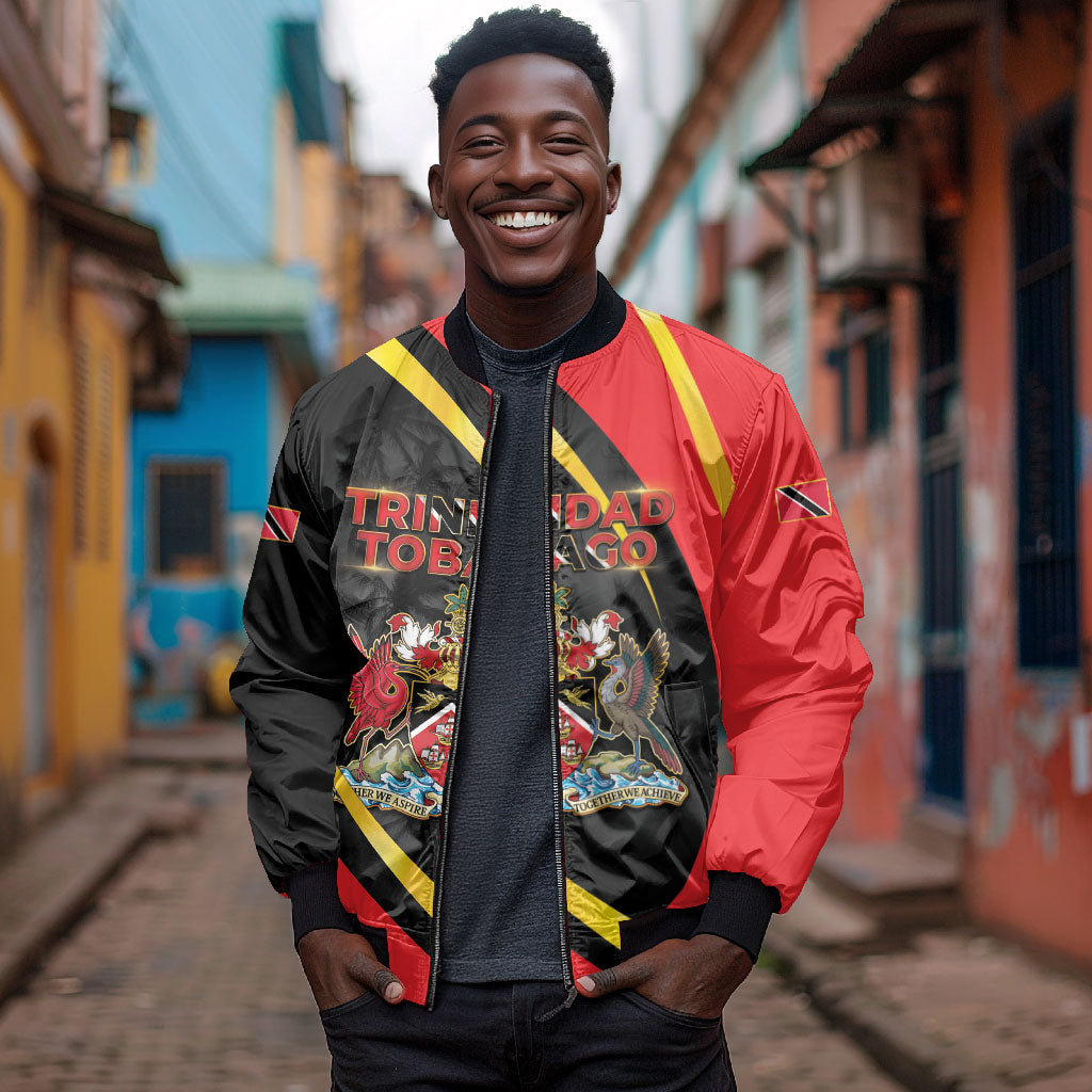 Trinidad And Tobago Independence Day Bomber Jacket Two Islands One Nation Endless Pride