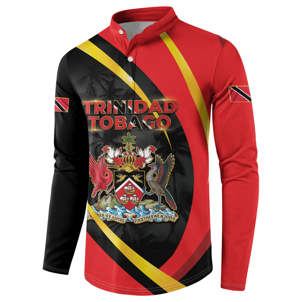 Trinidad And Tobago Independence Day Button Sweatshirt Two Islands One Nation Endless Pride