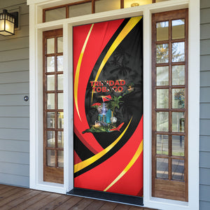 Trinidad And Tobago Independence Day Door Cover Two Islands One Nation Endless Pride