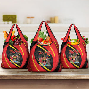 Trinidad And Tobago Independence Day Grocery Bag Two Islands One Nation Endless Pride
