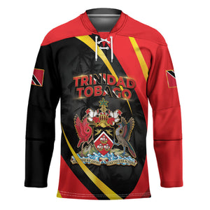 Trinidad And Tobago Independence Day Hockey Jersey Two Islands One Nation Endless Pride