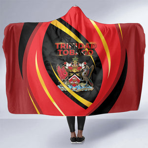Trinidad And Tobago Independence Day Hooded Blanket Two Islands One Nation Endless Pride